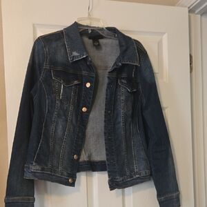 Lane Bryant Dark Blue Denim Jacket